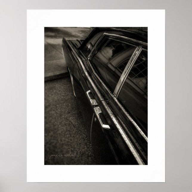 Cartaz de impressão vintage Lincoln Continental (Frente)