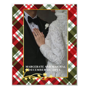 cartaz de Natal Xadrez 1 Foto Casados e Alegres