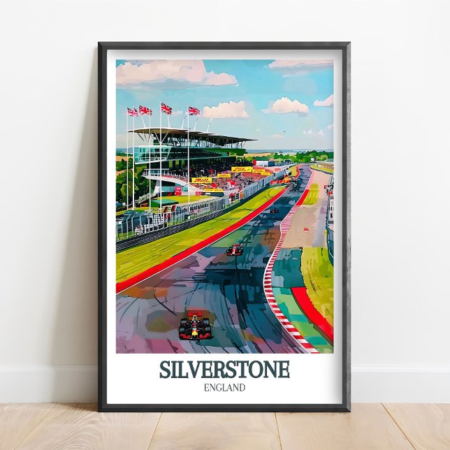Cartaz de Silverstone - Impressão de Silverstone - (Criador carregado)