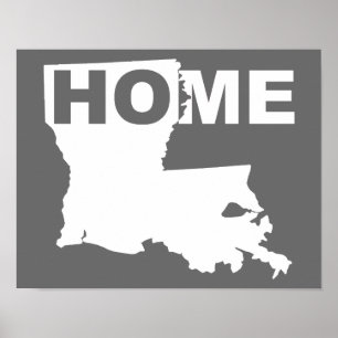 Cartaz de Sinal de Poster de Louisiana longe de Ca