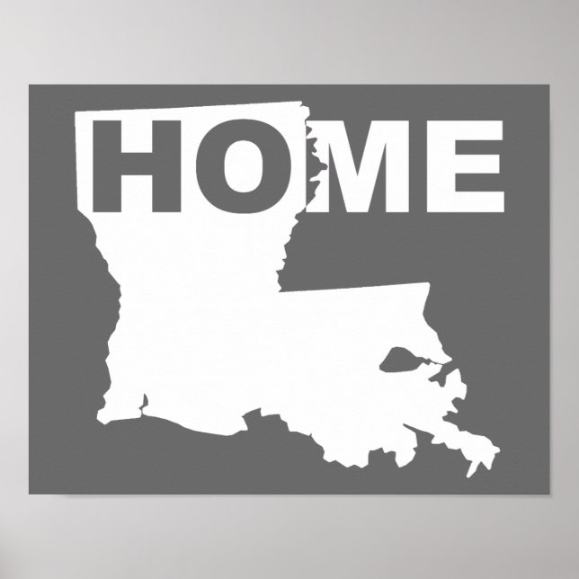 Cartaz de Sinal de Poster de Louisiana longe de Ca (Frente)