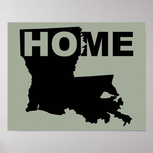 Cartaz de Sinal de Poster de Louisiana longe de ca (Frente)