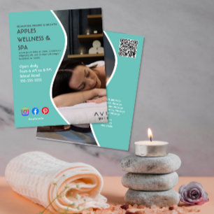 cartaz de spa de saúde flyer centro de bem-estar g