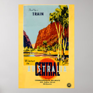 Cartaz de Viagem Austrália 1918 IMPRESSÃO A5-A1 Vi