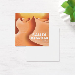 Cartaz de viagem da Arábia Saudita de avião