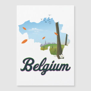 Cartaz de viagem da Bélgica.