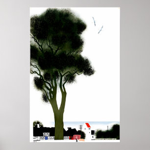 Cartaz de Viagem da Dinamarca Impressão de Arte Di