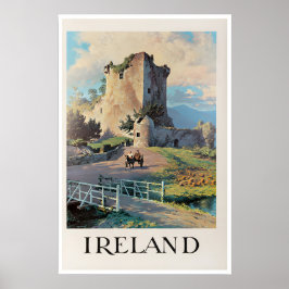 Cartaz de Viagem da Irlanda Impressão de Arte Irla