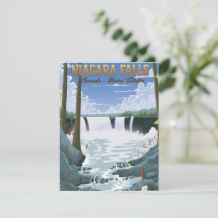 Cartaz de viagem das Cataratas do Niágara