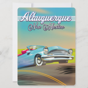 Cartaz de viagem de Albuquerque Novo México.
