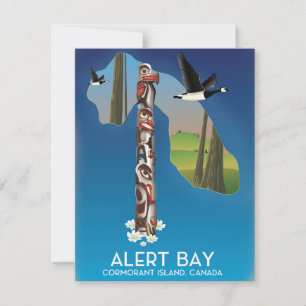 Cartaz de viagem de Alert Bay, Canadá