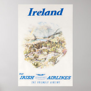 Cartaz de Viagem de Arte da Irlanda Impressão Irla