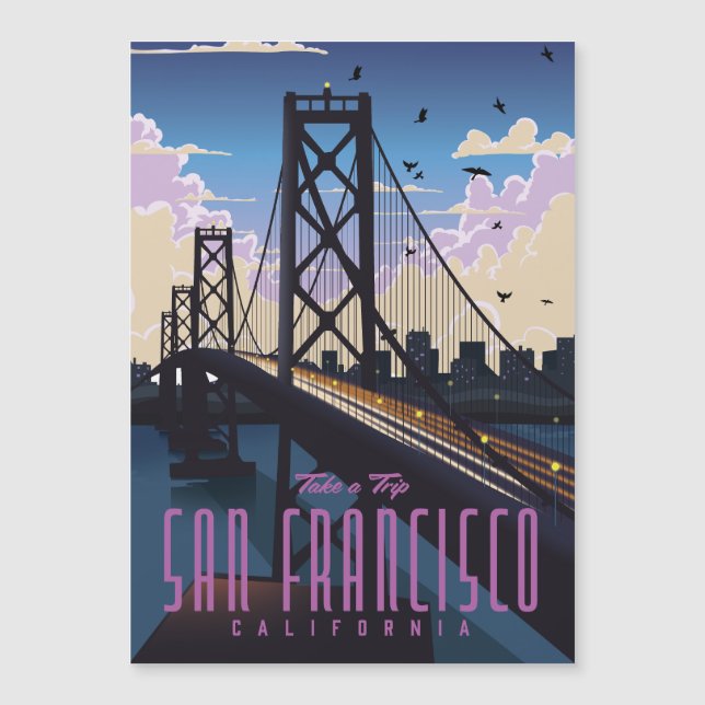 Cartaz de viagem de São Francisco (Frente)