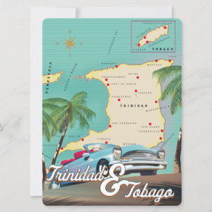 cartaz de viagem de Trinidad e Tobago