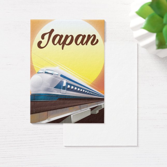 cartaz de viagem do trem-bala japonês (Mesa)