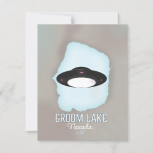 Cartaz de viagem Groom Lake Nevada