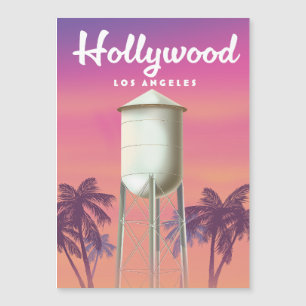 Cartaz de viagem Hollywood Los Angeles