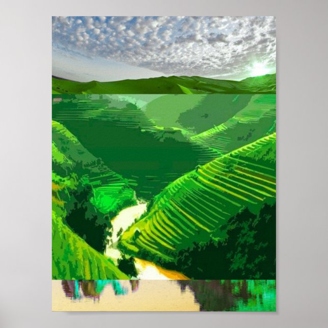 Cartaz de Viagem - Impressão de Arte da Parede do  (Frente)