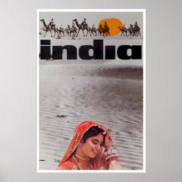 Cartaz de Viagem Índia Impressão de Arte Indiana V