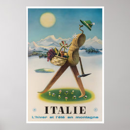 Cartaz de Viagem Itália Arte Italiana Impressões d