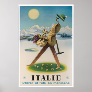Cartaz de Viagem Itália Arte Italiana Impressões d