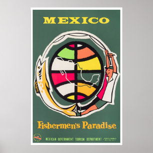 Cartaz de Viagem México Arte Mexicana Impressão de