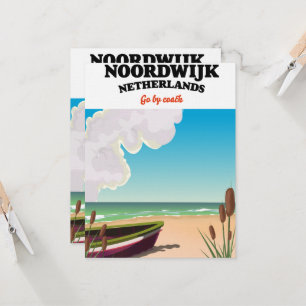 Cartaz de viagem Noordwijk Holanda