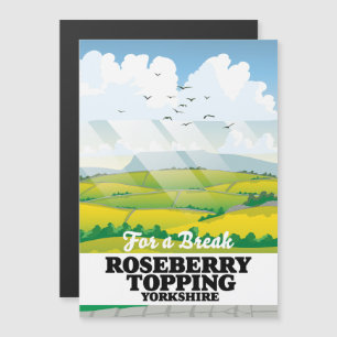 Cartaz de viagem Roseberry Topping Yorkshire