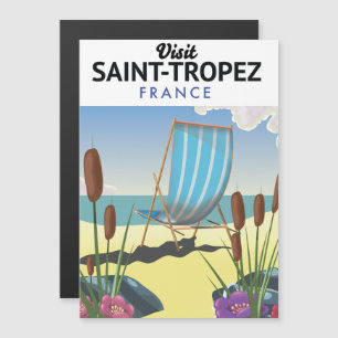 Cartaz de viagem Saint-Tropez França 