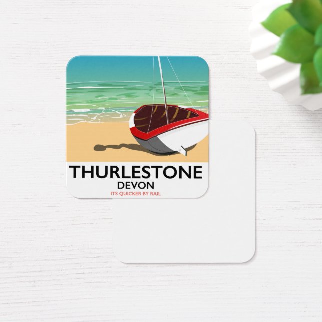 Cartaz de viagem Thurlestone South Devon (Mesa)