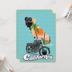 Cartaz de viagem vintage Califórnia