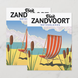 Cartaz de viagem Zandvoort Holanda