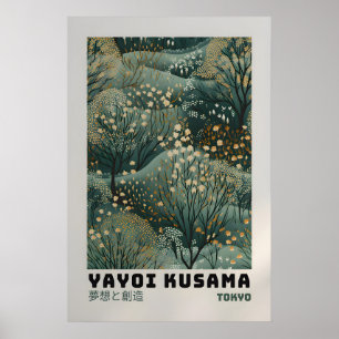 Cartaz de Yayoi Kusama - Impressão Abstrata de Yay
