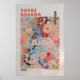 Cartaz de Yayoi Kusama - Impressão Abstrata de Yay