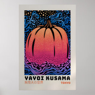 Cartaz de Yayoi Kusama - Impressão Abstrata de Yay