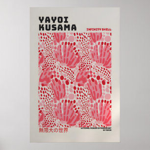 Cartaz de Yayoi Kusama - Impressão Abstrata de Yay