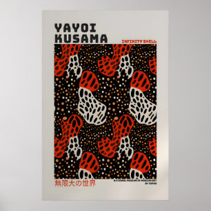 Cartaz de Yayoi Kusama - Impressão Abstrata de Yay