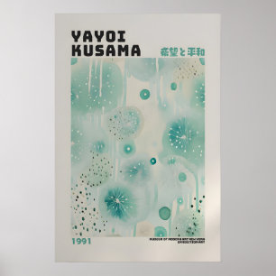Cartaz de Yayoi Kusama - Impressão Abstrata de Yay