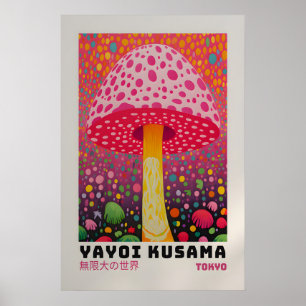 Cartaz de Yayoi Kusama - Impressão Abstrata de Yay