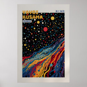 Cartaz de Yayoi Kusama - Impressão Abstrata de Yay