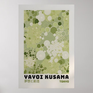 Cartaz de Yayoi Kusama - Impressão Abstrata de Yay