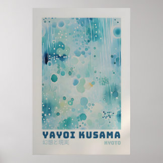 Cartaz de Yayoi Kusama - Impressão Abstrata de Yay