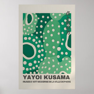 Cartaz de Yayoi Kusama - Poster Abstrato de Yayoi 
