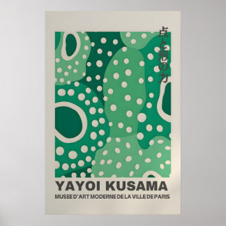 Cartaz de Yayoi Kusama - Poster Abstrato de Yayoi