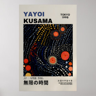 Cartaz de Yayoi Kusama - Poster Abstrato de Yayoi 