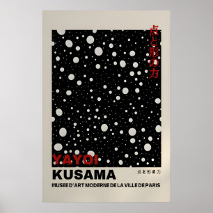 Cartaz de Yayoi Kusama - Poster Abstrato de Yayoi