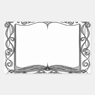 Cartaz do adesivo de livro embelezado