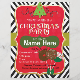 Cartaz do Panfleto do Evento de Férias da Festa de