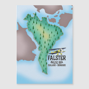 Cartaz do viagem de Dinamarca da ilha de Falster