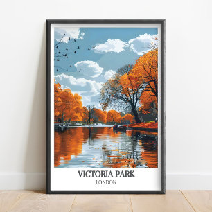 Cartaz do Victoria Park - Impressão do Parque do L